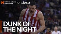 Endesa Dunk of the Night: Kostas Papanikolaou, Olympiacos Piraeus