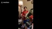 Surprise Christmas gift makes young boy in Texas cry tears of joy