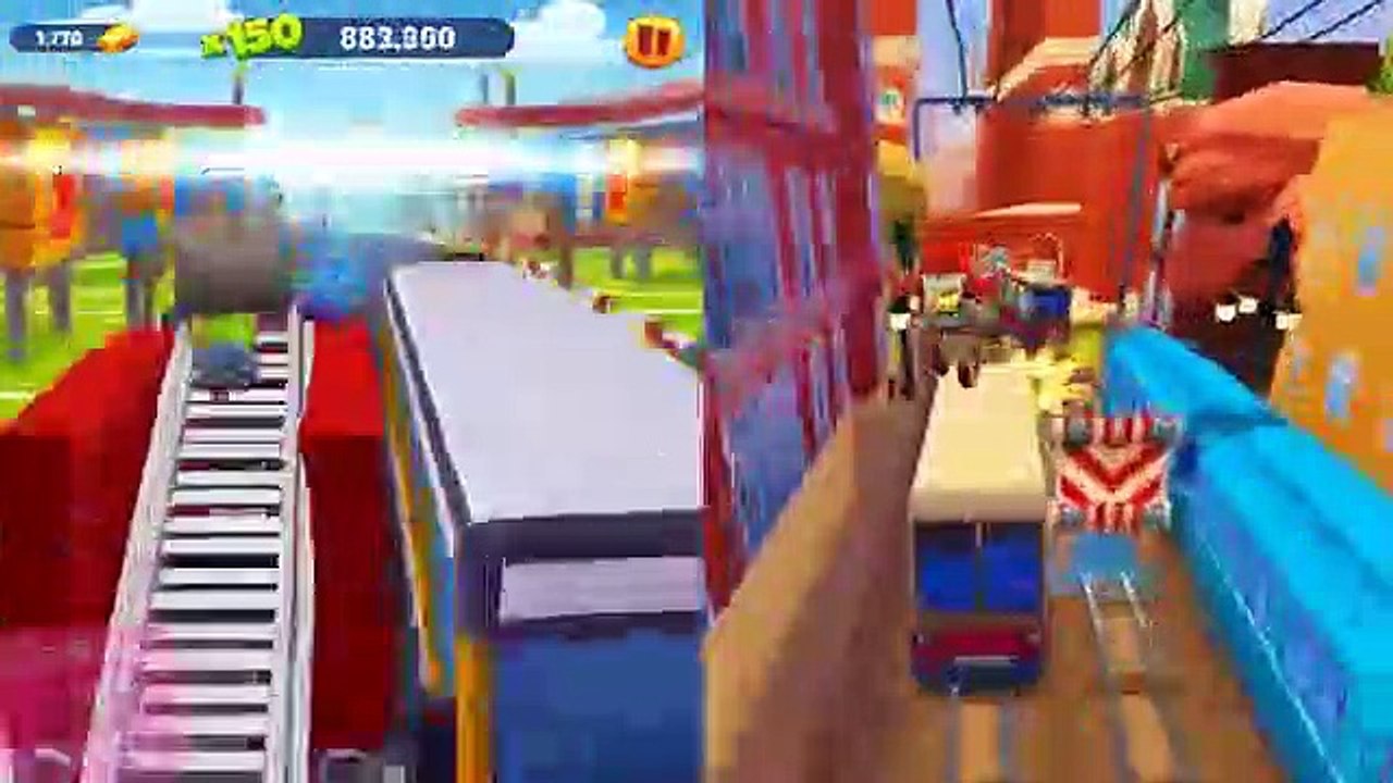 RUN- RUN- RUN- TALKING TOM GOLD RUN NEW UNDERSEA SIDEWORLD VS SUBWAY SURFERS MOSCOW