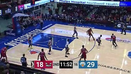 Milton Doyle Posts 20 points & 10 rebounds vs. Westchester Knicks