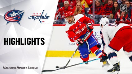 NHL Highlights | Blue Jackets @ Capitals 12/27/19