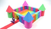 Kinetic Sand Mad Mattr Rainbow Castle Lego W...