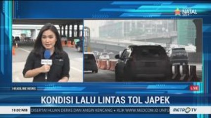 Lalu Lintas Tol Japek Ramai Lancar