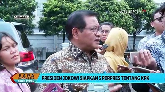 Presiden Jokowi Siapkan 3 Perpres Terkait UU KPK