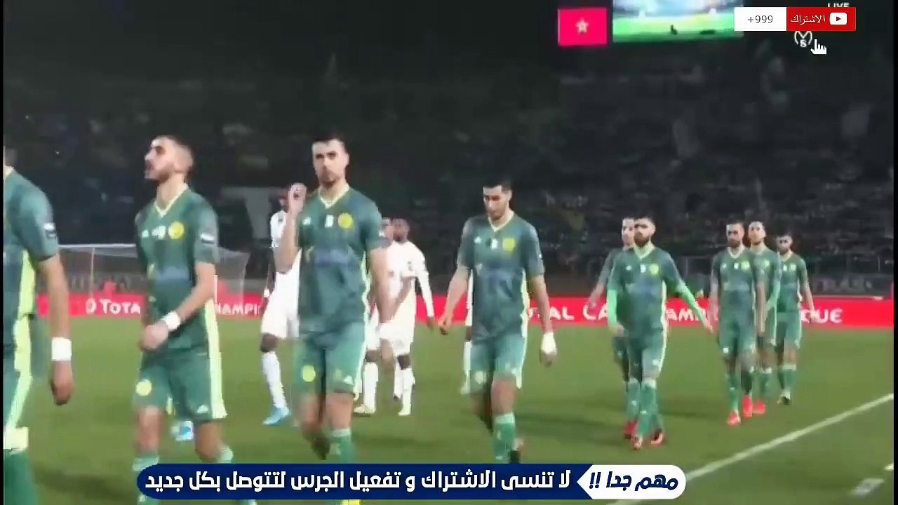 عصبة الابطال الأفريقية: ملخص مباراة #الرجاء_البيضاوي 2-0 #شبيبة_القبائل_الجزائري