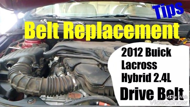 2012 Buick LaCrosse belt replacement