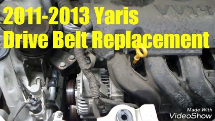 2011-2013 Yaris Belt Replacement