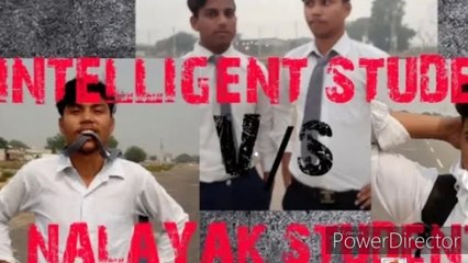 Intelligent Student  VS Nalayak Student//Vishal Kharera