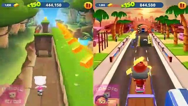 RUN- RUN- RUN- TALKING TOM GOLD RUN NEW CHINA WORLD FIREMAN TOM VS TALKING ANGELA