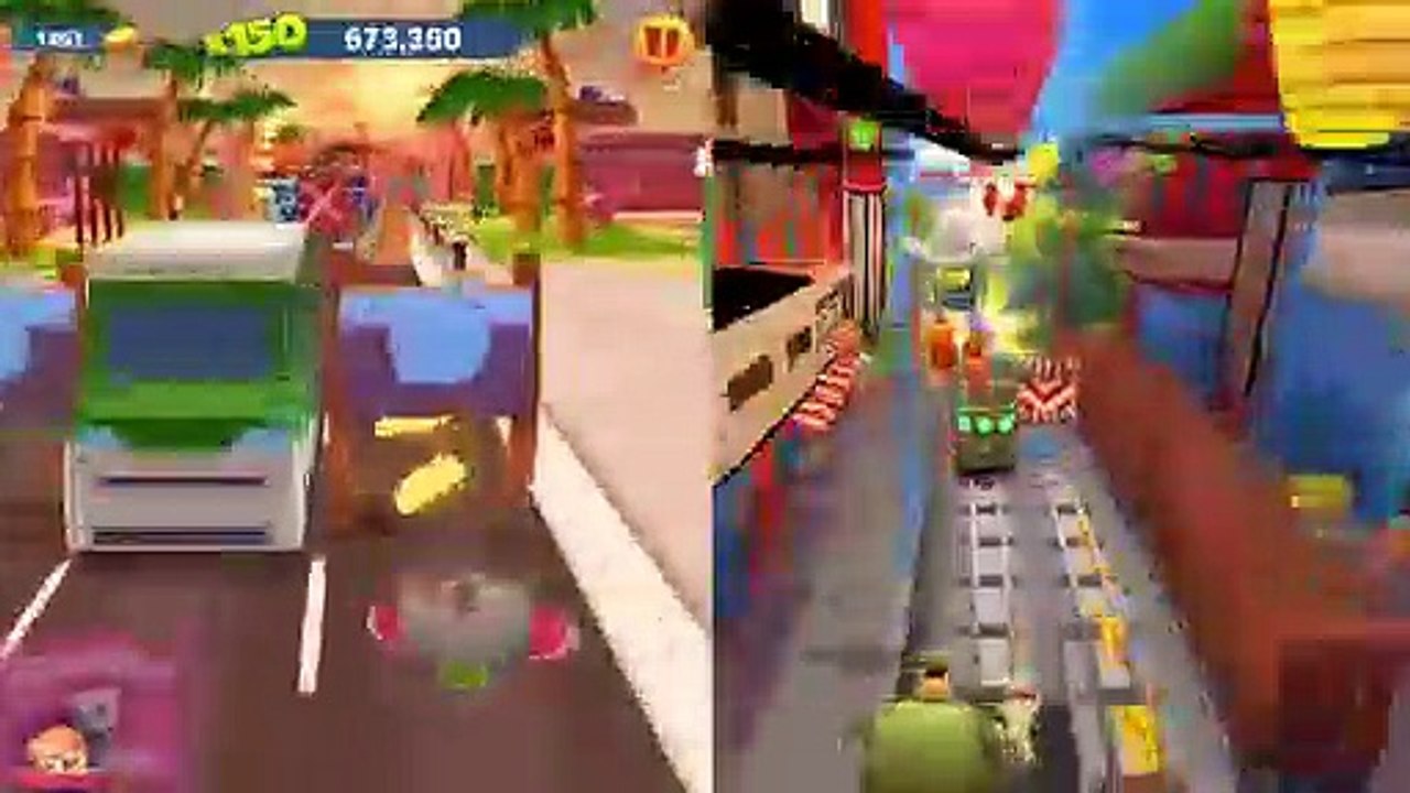 RUN- RUN- RUN- TALKING TOM GOLD RUN NEW CHINA WORLD VS SUBWAY SURFERS SINGAPORE
