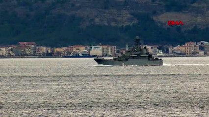 Çanakkale rus savaş gemisi 'azov' akdeniz'e iniyor