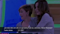 ¿Quién se escondía detrás del sofá en el que Cristina Pardo iba a entrevistar a Mamen Mendizábal?