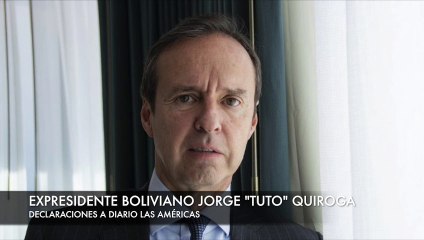 Declaraciones del expresidente Jorge "Tuto" Quiroga en exclusiva a DLA
