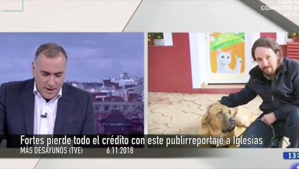 El 'Lechero' Fortes se revuelca en su propio fango con este publirreportaje a Pablo Iglesias