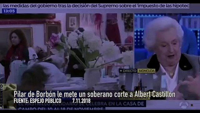 Pilar de Borbón le mete un soberano corte a Albert Castillón por meter las narices en el divorcio de Cristina e Iñaki