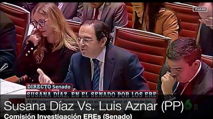 Susana Díaz se cabrea como una mona con el senador del PP que le dice que tiene "gracejo"