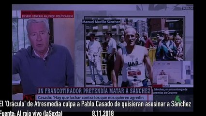 Verstrynge suelta otra burrada y asegura que la oposición es culpable de que un chalado quiera asesinar a Sánchez