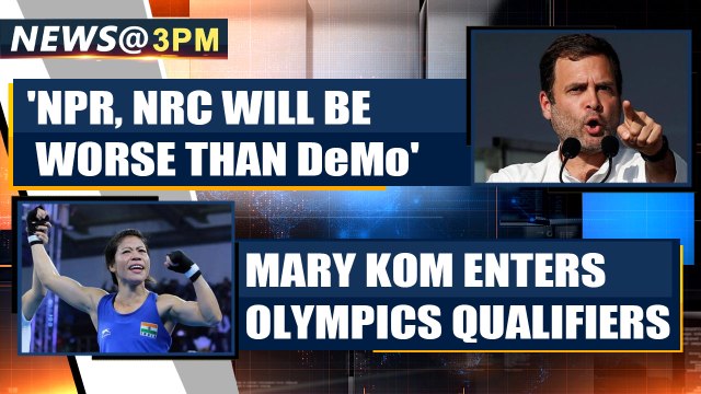 Rahul Gandhi: NPR, NRC will be more disastrous than demonetisation and more news | OneIndia News