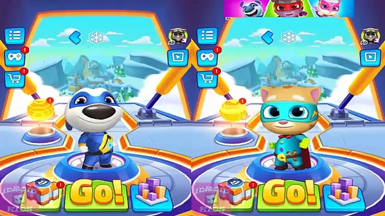 RUN- RUN- RUN- TALKING TOM HERO DASH NEW TALKING HANK VS TALKING GINGER