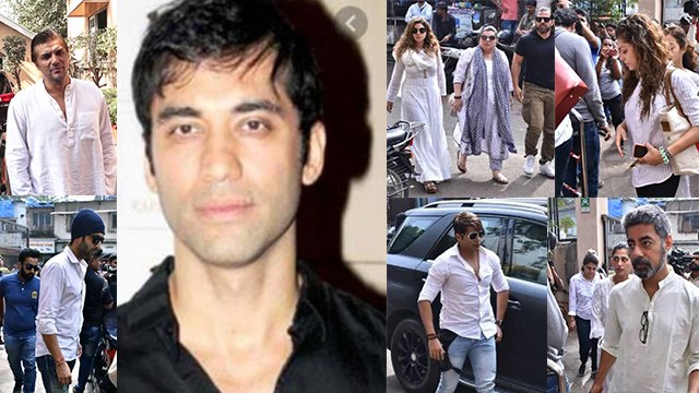 Kushal Punjabi Last Rite: Karanvir Bohra, Nandish & others give farewell; UNCUT video | FilmiBeat