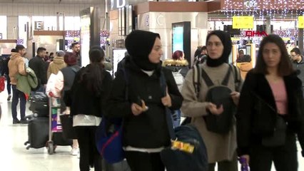 Télécharger la video: Sabiha gökçen havalimanı'nda yılbaşı tatili yoğunluğu