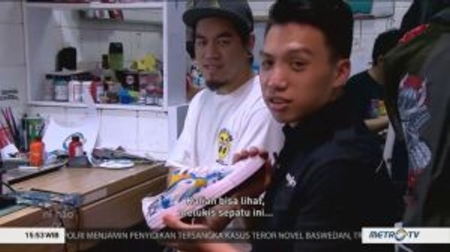Ekspresikan Ide dengan Seni Lukis Sepatu