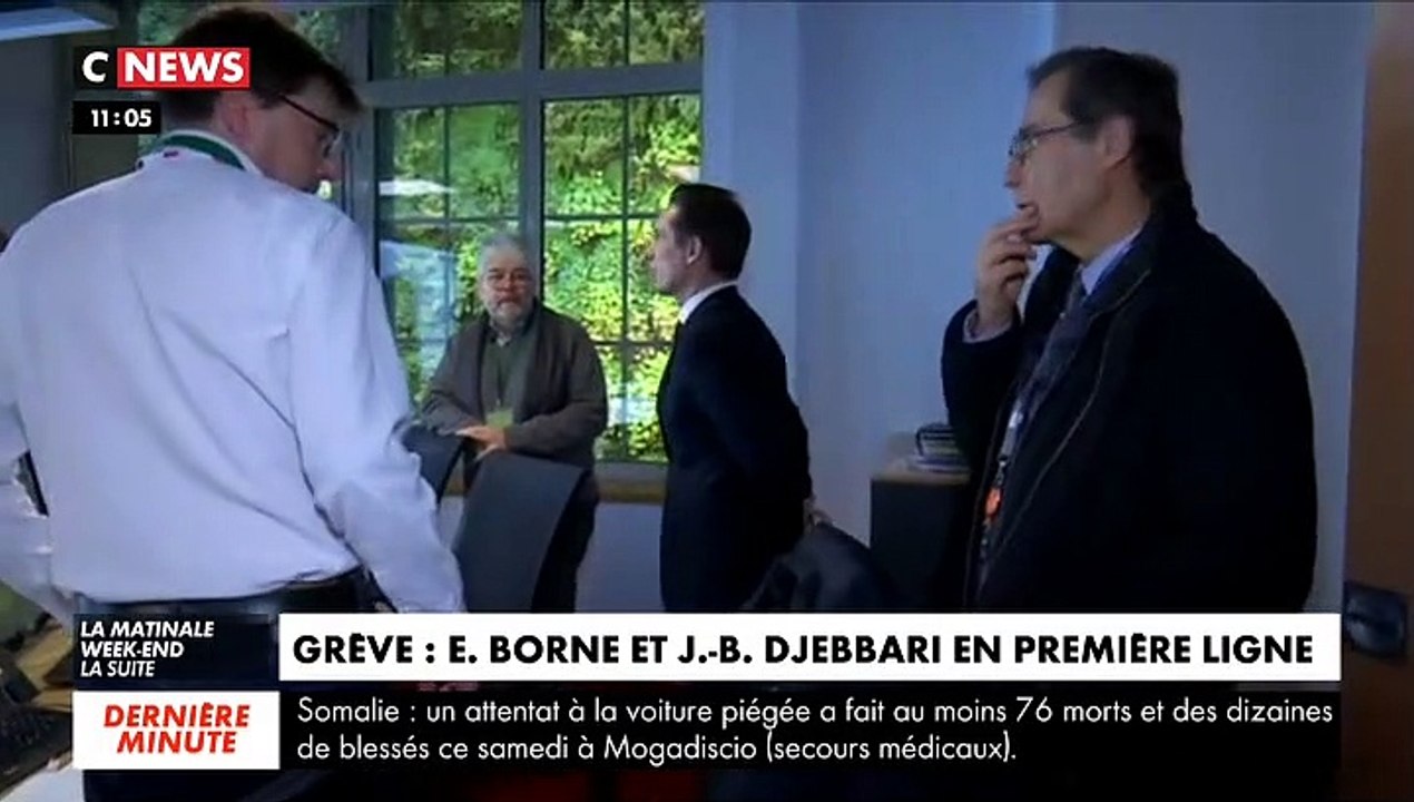 La Ministre Elisabeth Borne s'exprime pour la 1ère fois après son séjour controversé au Maroc en plein confit social: "Ce qui me semble important, c'est que, où que je sois, chaque jour, je suis totalement à ma tâche, complètement mobilisée"