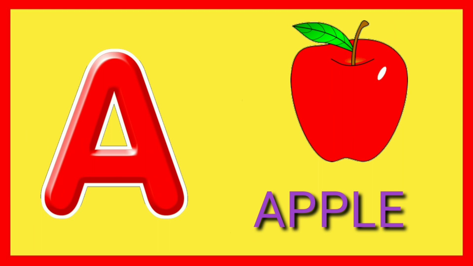A For Apple B For Ball Abcd Phonics Song For Kids A For Apple B For Ball Abcd English Alphabet Song Video Dailymotion