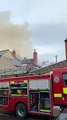 Large fire in Dean Road in South Shields being tackled by firefighters