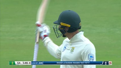 Van der Dussen half-century celebrations short-lived