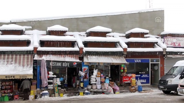 Başkale Belediyesi geceli gündüzlü karla mücadele ediyor - VAN