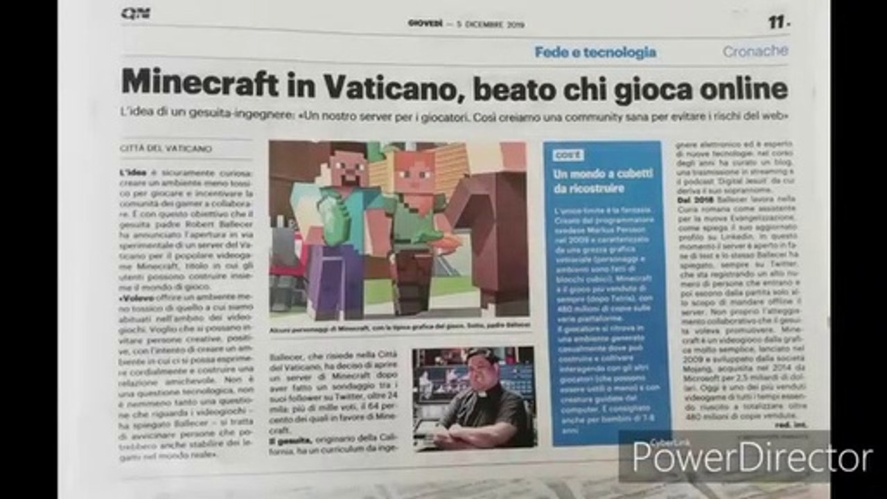 VATICANO...BEATO CHI GIOCA ONLINE