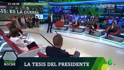 El nerviosismo de Iñaki López ante el repaso de Inda a la 'fake tesis' de Sánchez