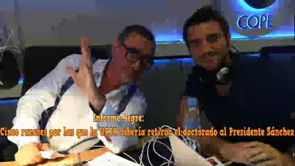 Informe Negre: Cinco razones por las que la UCJC debería retirar el doctorado a Sánchez
