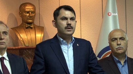 Bakan Kurum, deprem sonrası yapımına başlanan konutlara ilişkin açıklamalarda bulundu
