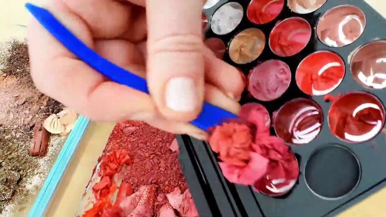 Coke vs Strawberry Fanta - Mixing Makeup Eyeshadow Into Slime Special Series Satisfying Slime Video