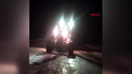 Kampa giden sivas belediyespor takımı yolda kaldı