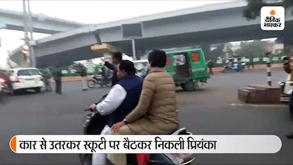 प्रियंका का आरोप- पुलिस ने गला दबाकर मुझे धकेला, फेसबुक पोस्ट लिखने पर गिरफ्तार पूर्व आईपीएस के परिवार से मिलने से रोका