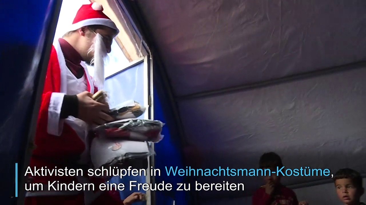 Weihnachten, auch in syrischen Flüchtlingslagern