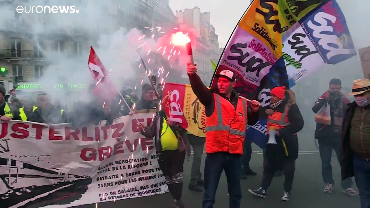 Streik-Chaos vor Silvester in Frankreich