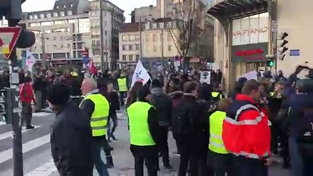 Nancy : les manifestants repoussés place de la République