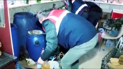 Jandarmadan sahte ve kaçak içkiye ağır darbe - ANKARA