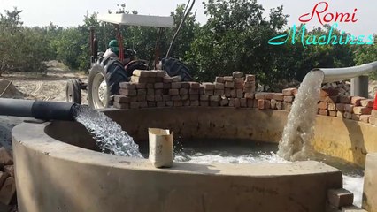 Two in one tuebwell / irrigation system / two(2)tuebwell operate by a Tractor