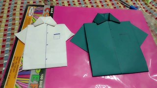 how to make a paper shirt at home / tutorial / the art company !