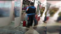 İzmir'de faciadan dönüldü: Piknik tüpü böyle patladı