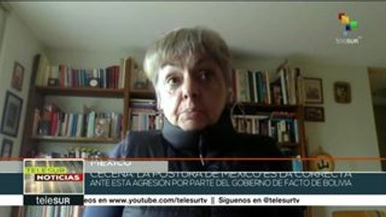 Ceceña: La embajada de México en Bolivia está siendo objeto de asedio