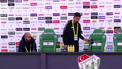 Bursaspor-Hatayspor maçının ardından - Bayram Toysal