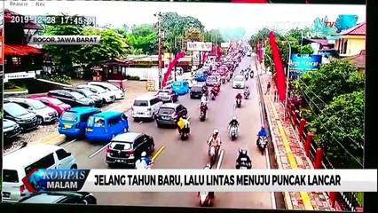Pantauan Lalu Lintas Menuju Puncak