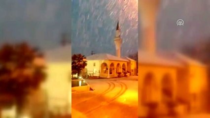 Çatalca'da kar etkisini gösteriyor