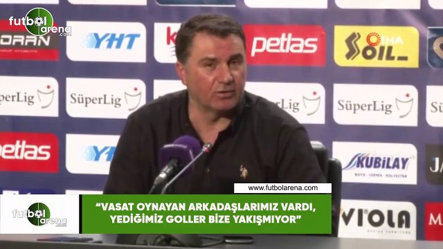 Mustafa Kaplan: Vasat oynayan futbolcular vardı, yediğimiz goller bize yakışmıyor